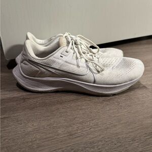 White Nike Running Shoes
